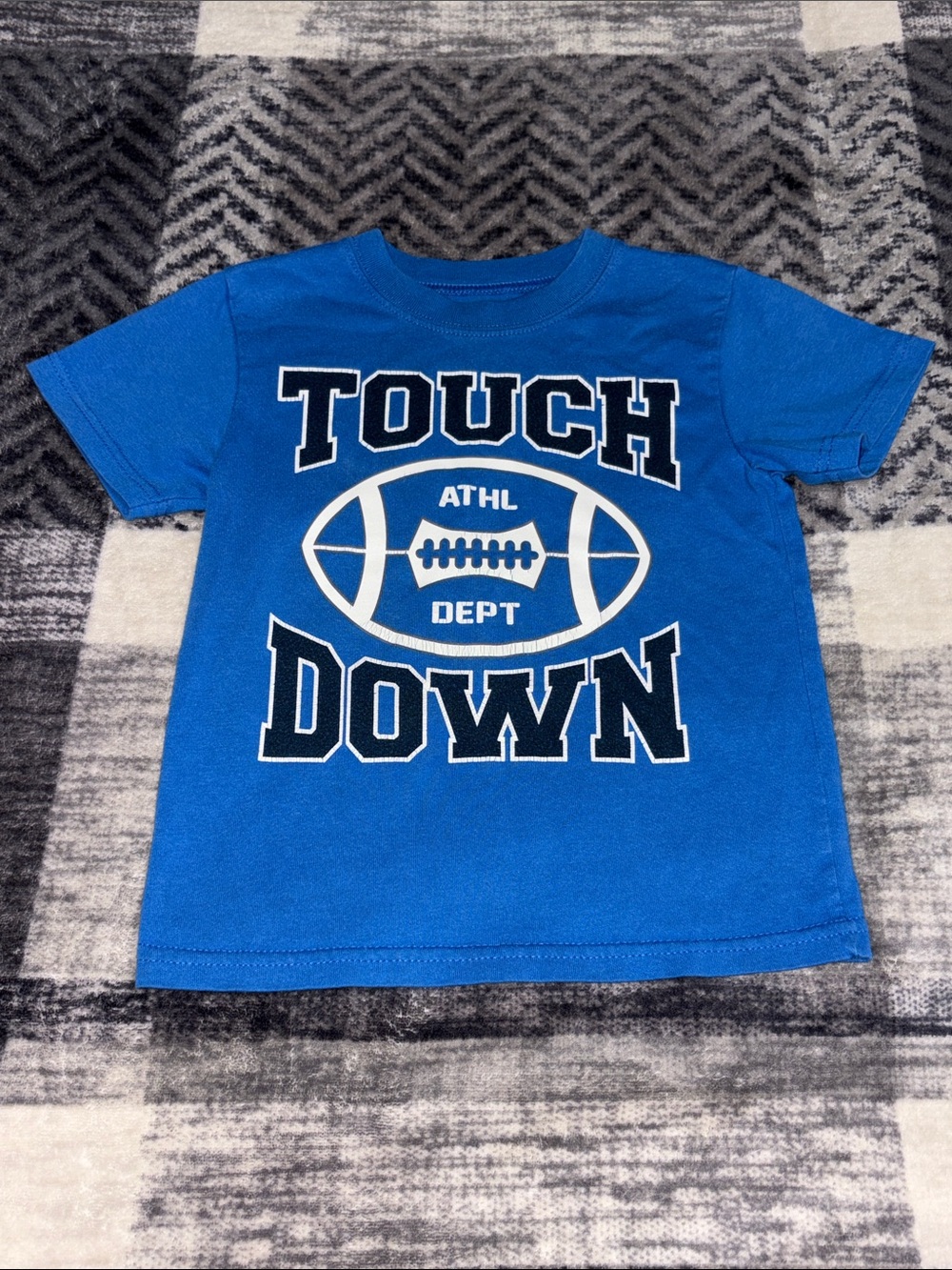 💰5/$15 Garanimals Bright Blue 'Touch Down' Football Tee